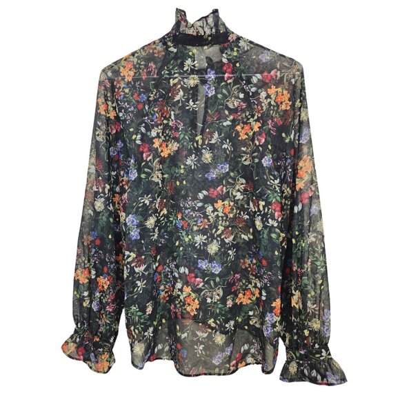H&M Flower Print Blouse - Picture 4 of 5